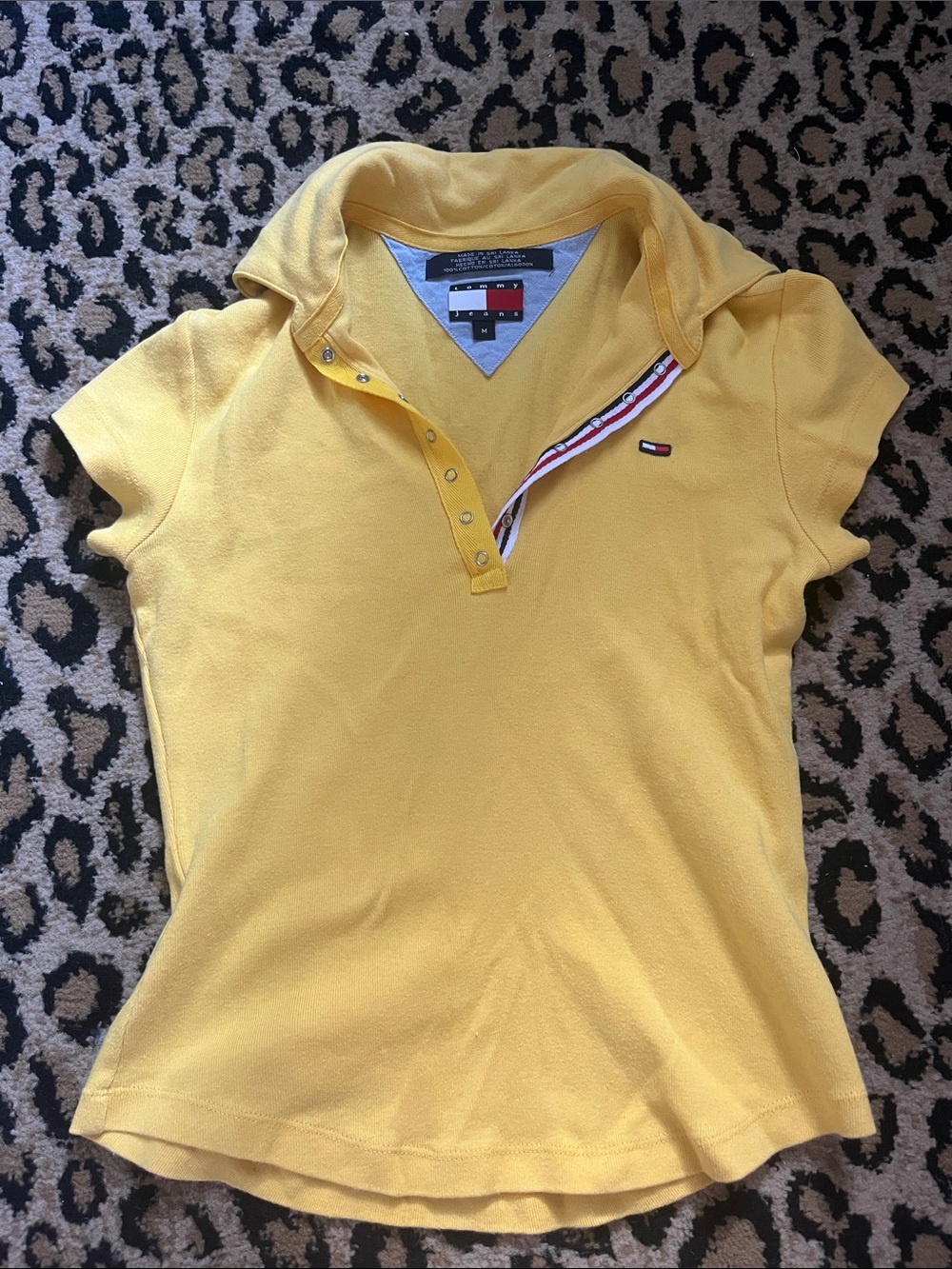 Tommy Hilfiger Bright Yellow Short Sleeve Polo